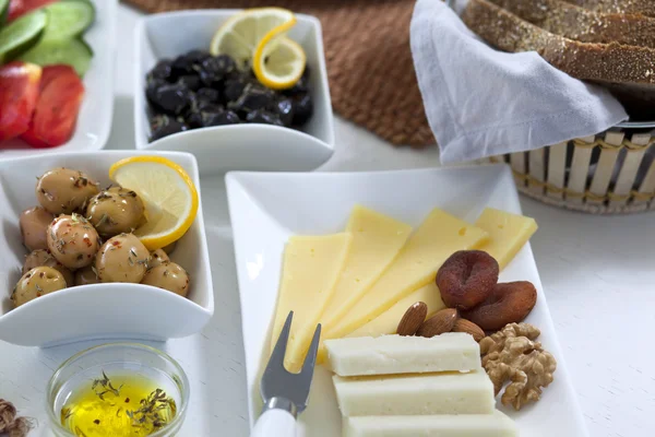 Ricca e deliziosa colazione turca — Foto Stock