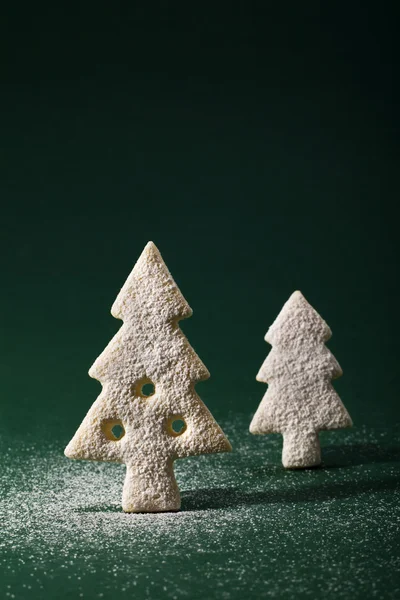Noël et Nouvel An biscuits au pain d'épice — Photo