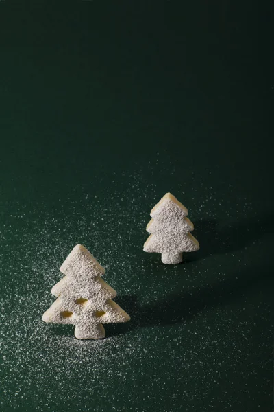 Navidad y año nuevo galletas de jengibre —  Fotos de Stock