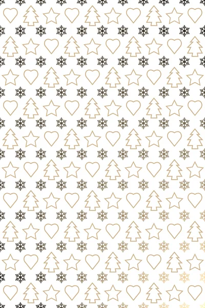 Christmas and new year packaging pattern — Stock Photo, Image