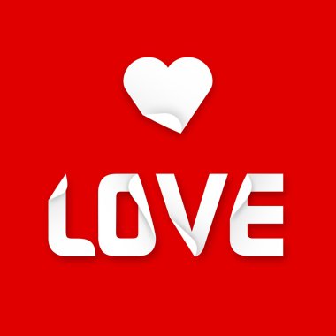 sevgi ve Aziz Sevgililer günü için kalp