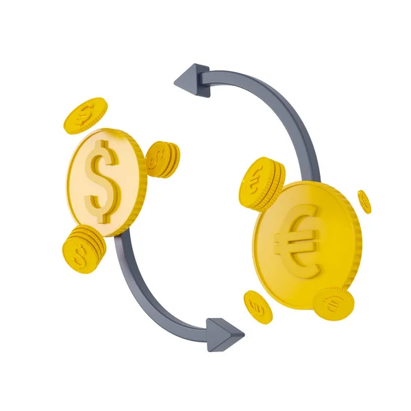 3d icono relacionado con el dinero. ilustración 3d —  Fotos de Stock