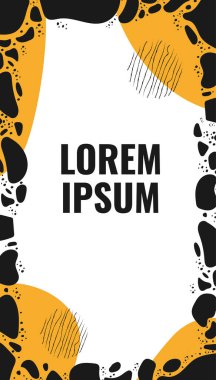 abstract creative background in minimal trendy style with copy space for text 