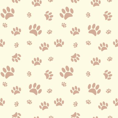 köpek pençe baskı ve kemik arka plan