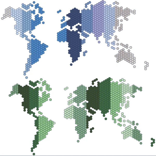 Διάστικτο παγκόσμιο χάρτη — Διανυσματικό Αρχείο