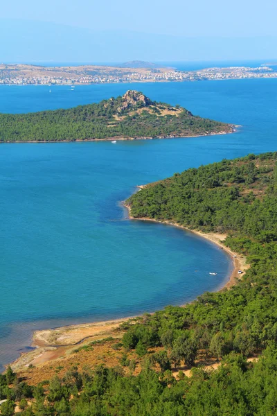 Vue panoramique sur la côte, Ayvalik, Turquie — Photo