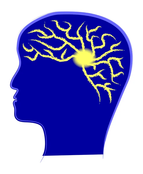 Poder cerebral — Archivo Imágenes Vectoriales