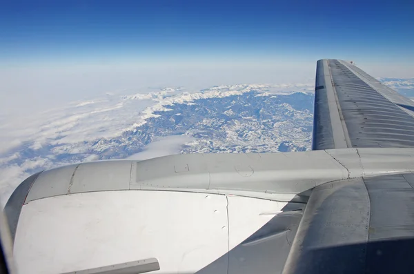 Widok z samolotu — Zdjęcie stockowe