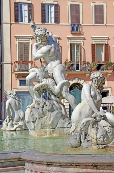 Neptunova fontána — Stock fotografie