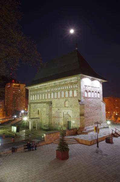 Igreja medieval da noite — Fotografia de Stock