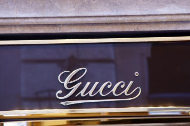 Gucci luxury shop clipart