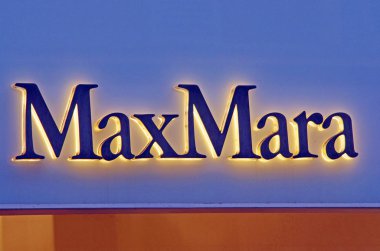 MaxMara fashion shop clipart