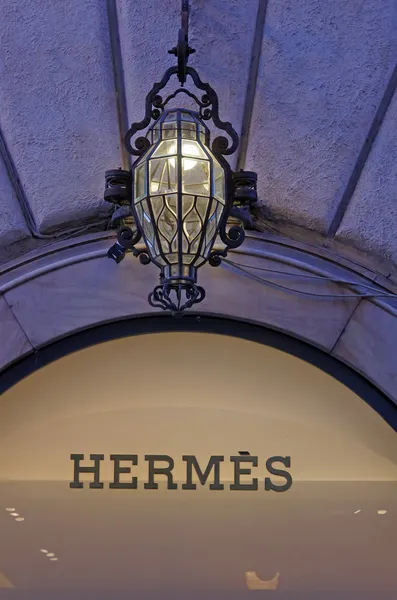 Магазин мод Hermes — стоковое фото