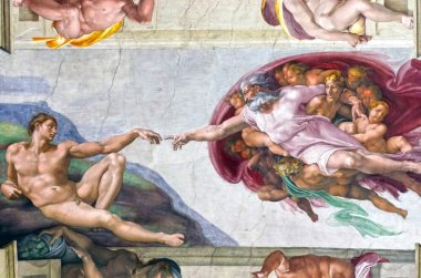 Creation of Adam clipart