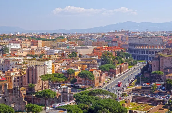 Panorama urbano di Roma — Foto Stock