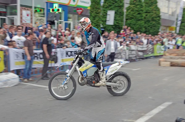 Jeździec Enduro — Zdjęcie stockowe