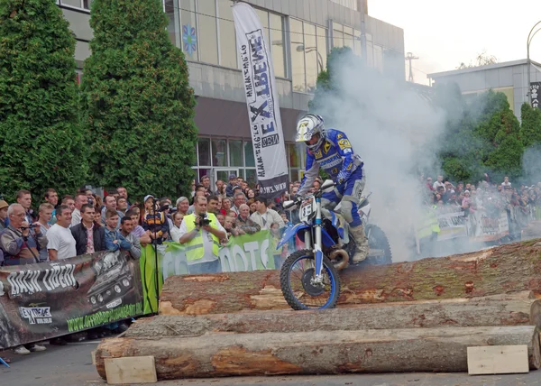 Enduro burnout — Stockfoto