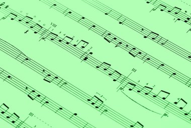 müzik Not arka planı
