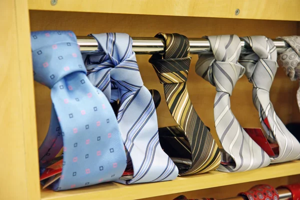 Men's necktie shop — Stock Photo, Image