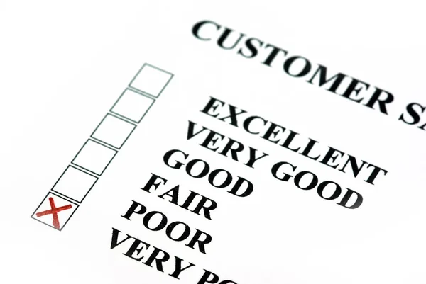 Customer survey — Stock Photo, Image