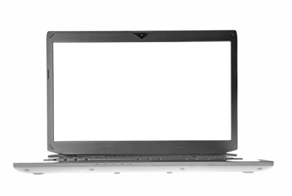 White laptop screen — Stock Photo, Image