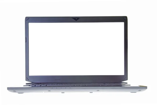 Пустой экран ноутбука — стоковое фото