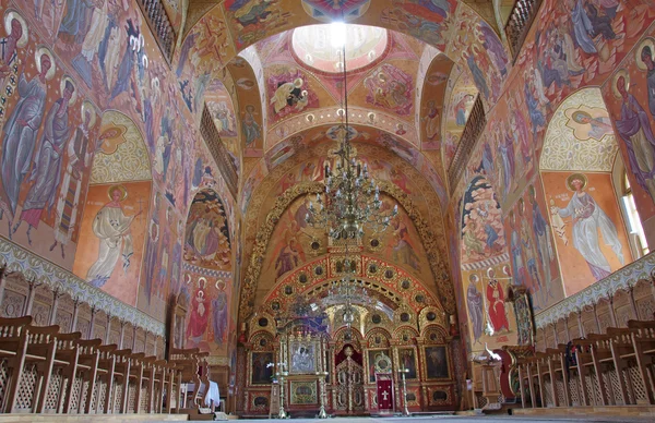 Wnętrze kościoła prawosławnego — Zdjęcie stockowe
