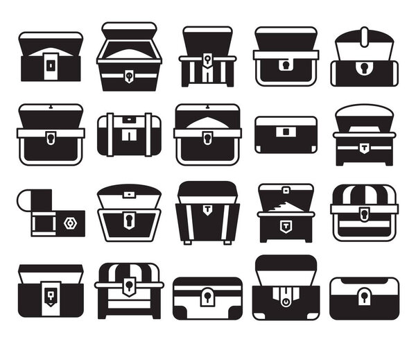 значки сундука сокровищ