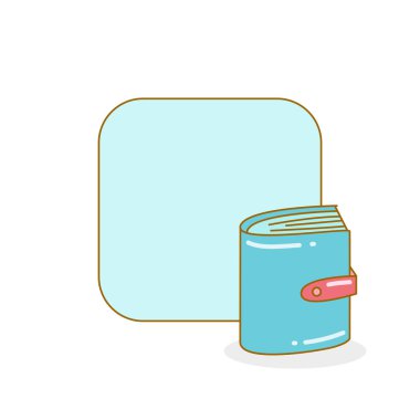 Boş tahta ve defter vektör çizimi