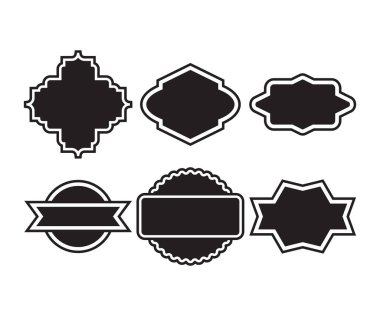 label badge and banner set vector illustration