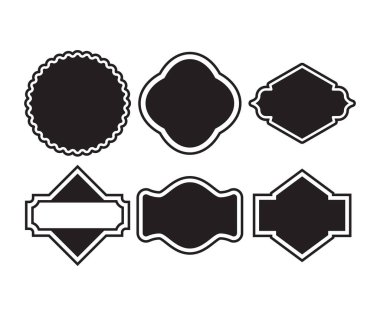 label badge and banner set vector illustration