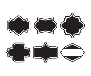 label badge and banner set vector illustration