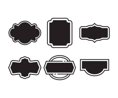 label badge and banner set vector illustration