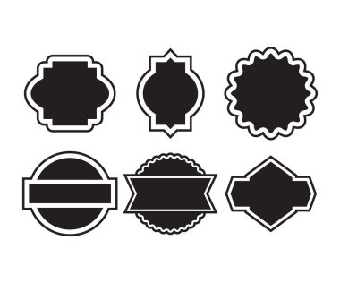 label badge and banner set vector illustration