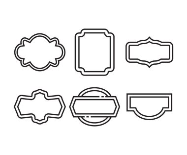 etiket satırı resimleme seti