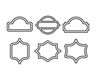 Premium etiket çizgisi çizimi