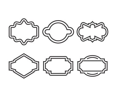 Premium etiket çizgisi çizimi