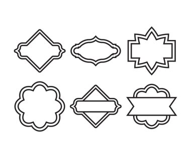 Premium etiket çizgisi çizimi