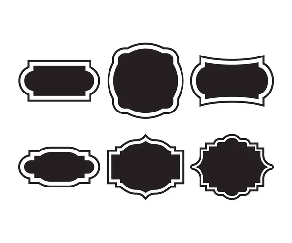 Label Badge Banner Set Vector Illustration — Stockový vektor