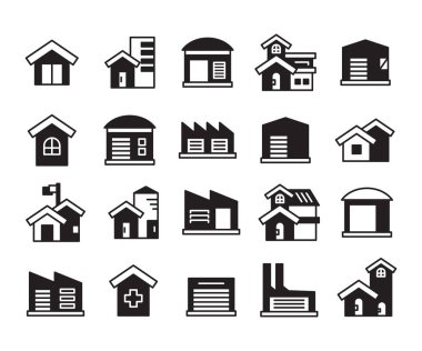 bina simgeleri çizimi