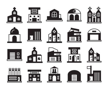 bina simgeleri çizimi