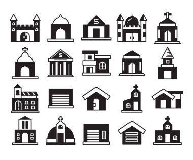 bina simgeleri çizimi