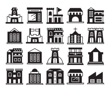 bina simgeleri çizimi