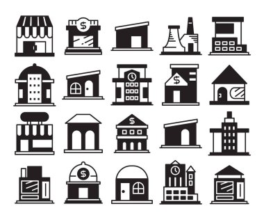 bina simgeleri çizimi