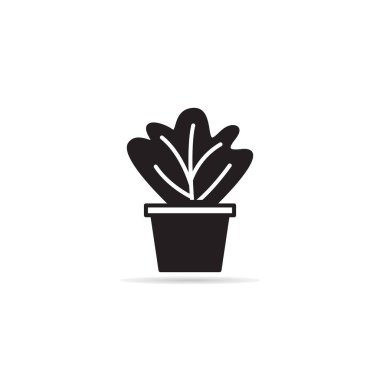tree and houseplant icon vector illustration