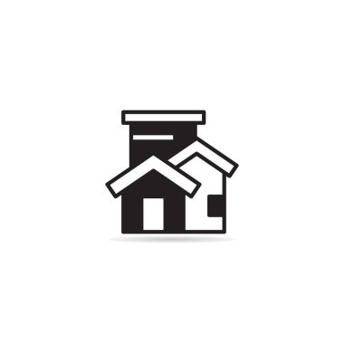 simge vektör çizim bina ev