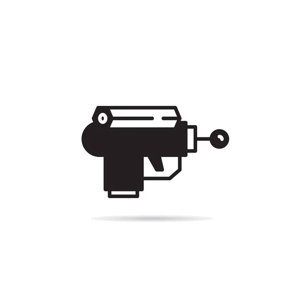 Espacio Pistola Icono Vector Ilustración — Vector de stock