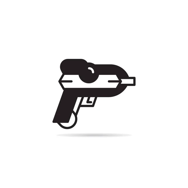 Utrymme Gun Ikonen Vektor Illustration — Stock vektor
