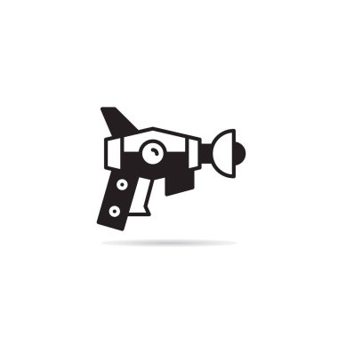 uzay silahı ve fütürist silah simgesi