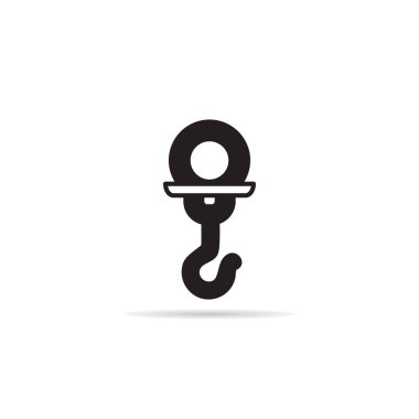 Makara ve endüstriyel vinç kancası ikonu